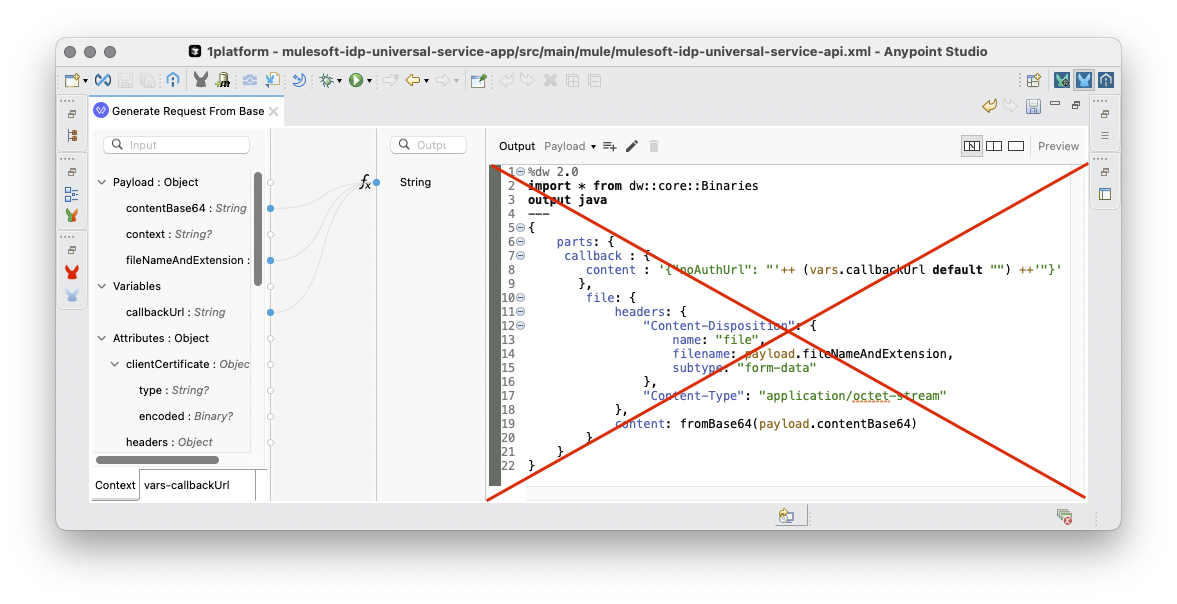 Service IDP Execution Submit